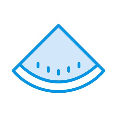 Karpuz simgesi vektör illüstrasyonu