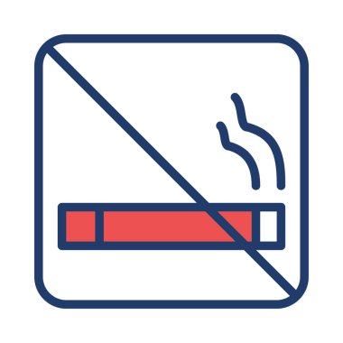 hiçbir yasaktır web simge vektör çizim 