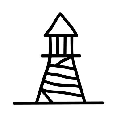 kule ağ simgesi, vektör illüstrasyonu 