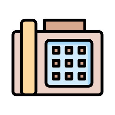 telefon web simgesi, vektör çizim 