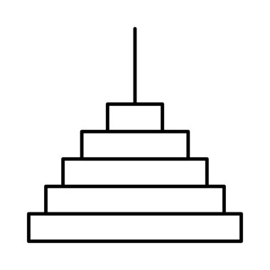 kek ikonu vektör illüstrasyonu 