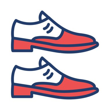 ayakkabı web simgesi, vektör illüstrasyonu 