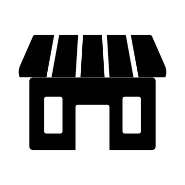 Dükkanı web simge vektör çizim 