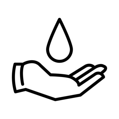 El ve açılan web simgesi, vektör çizim 