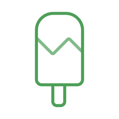 dondurma ikonu vektör illüstrasyonu