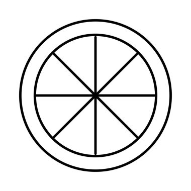 Limon web simgesi, vektör çizim 