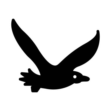 kuş ağı simgesi, vektör illüstrasyonu 