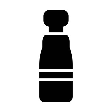 şişe ağ simgesi, vektör illüstrasyonu 