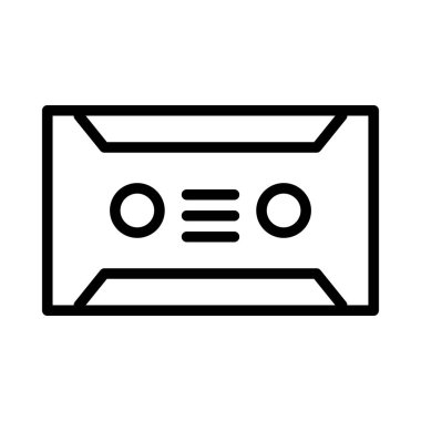 Kaset web simge vektör çizim  