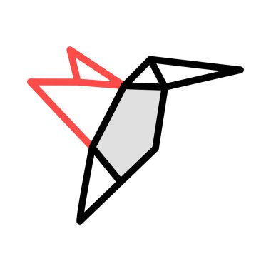 kuş ağı simgesi, vektör illüstrasyonu 