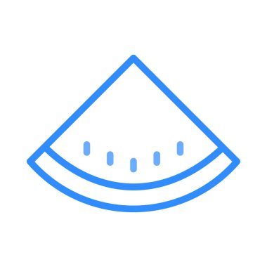 Karpuz simgesi vektör illüstrasyonu