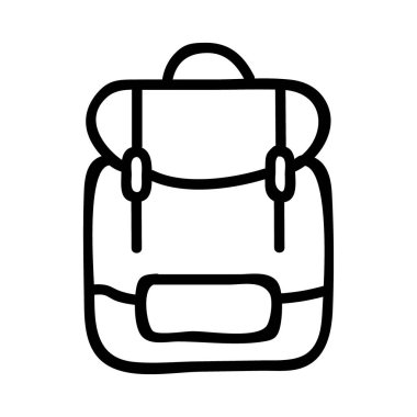 çanta web simgesi vektör illüstrasyonu  