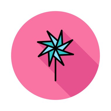 fırıldak web simge vektör çizim 