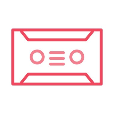 Kaset web simge vektör çizim  