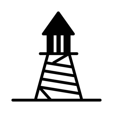 kule ağ simgesi, vektör illüstrasyonu 