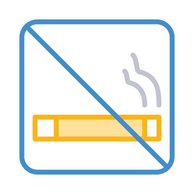 hiçbir yasaktır web simge vektör çizim 