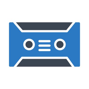 Kaset web simge vektör çizim  