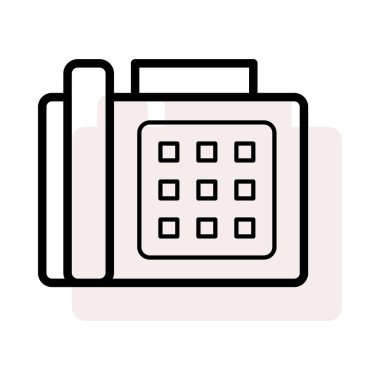 telefon web simgesi, vektör çizim 