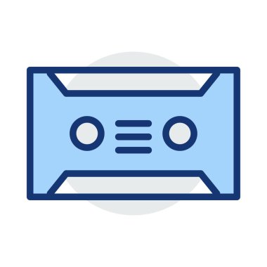 Kaset web simge vektör çizim  