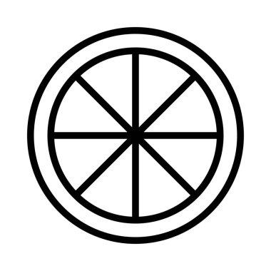 Limon web simgesi, vektör çizim 