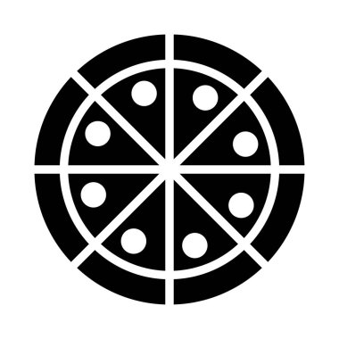 Pizza web simge vektör çizim 