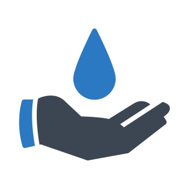 El ve açılan web simgesi, vektör çizim 