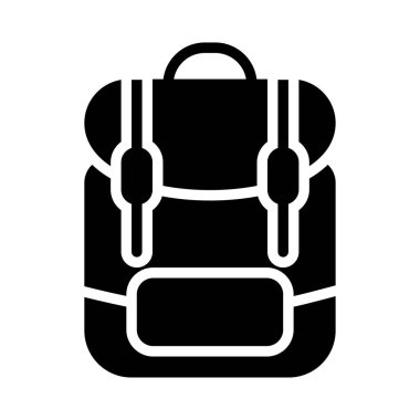 çanta web simgesi vektör illüstrasyonu  