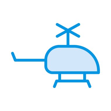 Helikopter web simge vektör çizim 