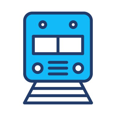 tren simgesi vektör illüstrasyonu 
