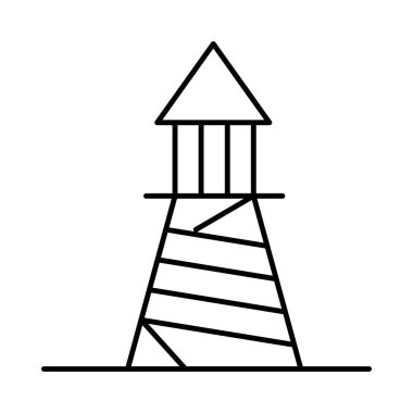 kule ağ simgesi, vektör illüstrasyonu 