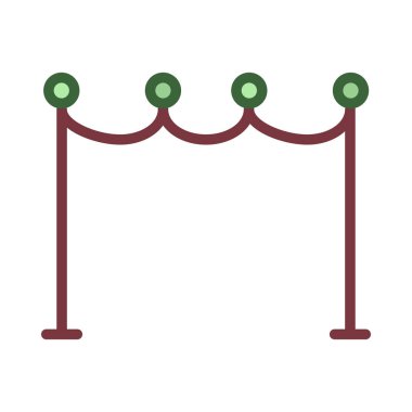 sahne web simge vektör çizim 