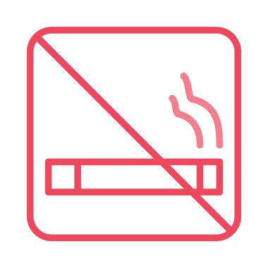 hiçbir yasaktır web simge vektör çizim 