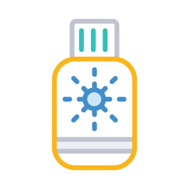 losyon web simgesi, vektör çizim 