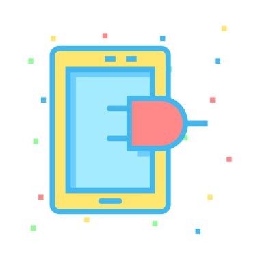 Web simge vektör çizim takın 