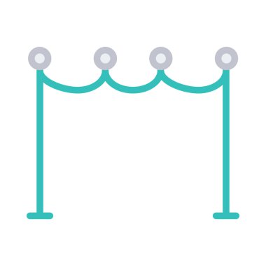 sahne web simge vektör çizim 