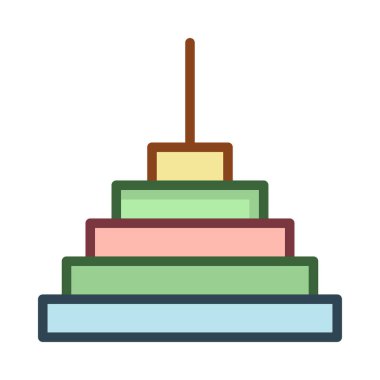 kek ikonu vektör illüstrasyonu 