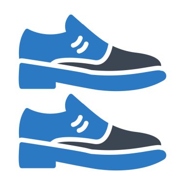 ayakkabı web simgesi, vektör illüstrasyonu 