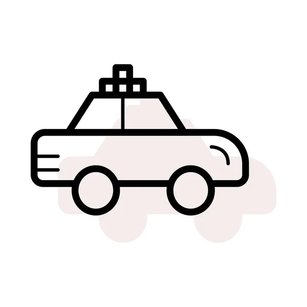 Αυτοκίνητο Άσπρο Φόντο Εικονογράφηση Διάνυσμα — Διανυσματικό Αρχείο