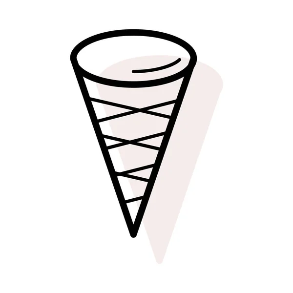 Ikona Zmrzliny Vektorové Ilustrace — Stockový vektor