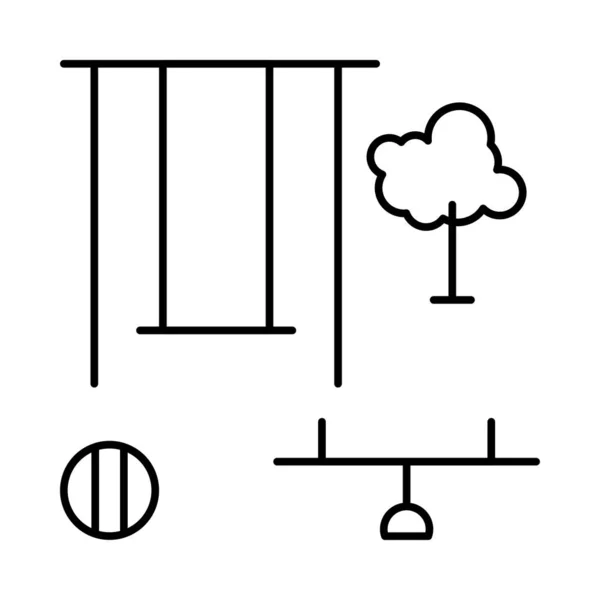 Grond Web Spelpictogram Vectorillustratie — Stockvector