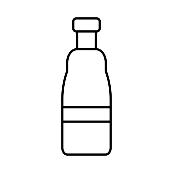 Иконка Бутылки Векторная Иллюстрация — стоковый вектор