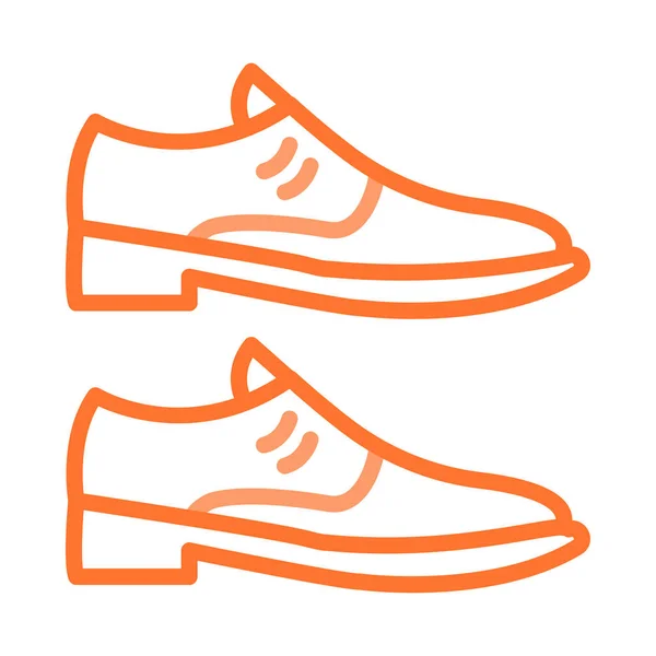 Schuhe Web Symbol Vektor Illustration — Stockvektor