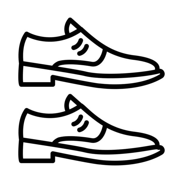 Schuhe Web Symbol Vektor Illustration — Stockvektor