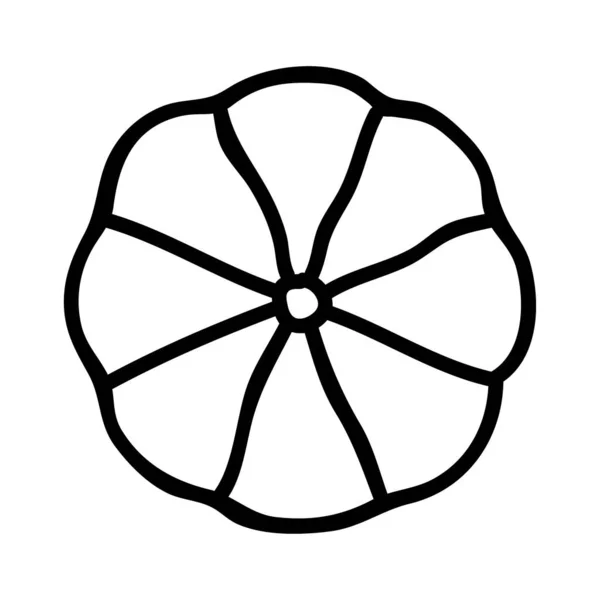 Zitrone Web Symbol Vektorillustration — Stockvektor