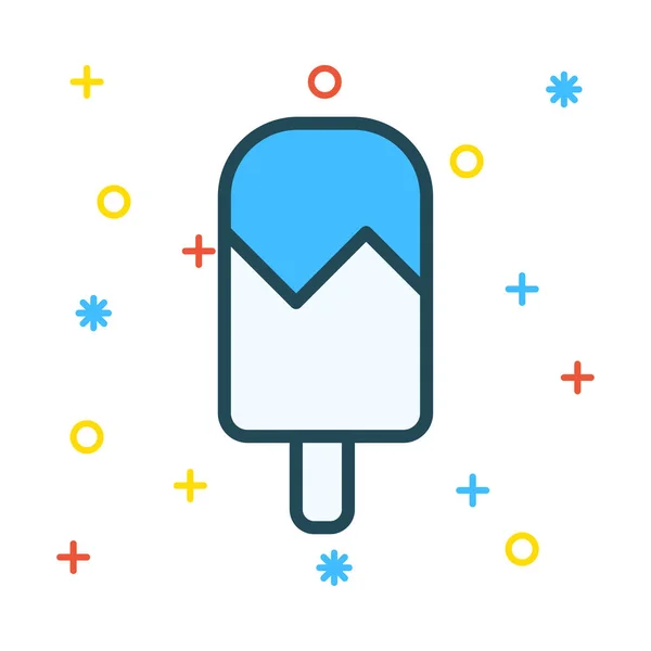 Eis Symbol Vektor Illustration — Stockvektor