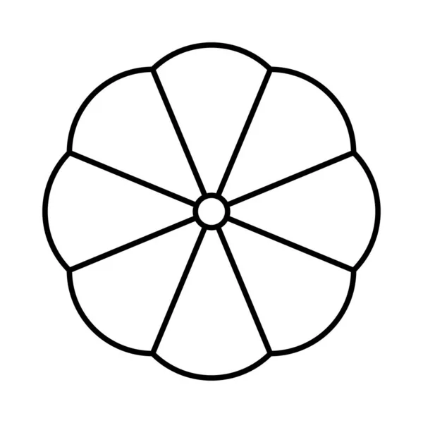 Zitrone Web Symbol Vektorillustration — Stockvektor