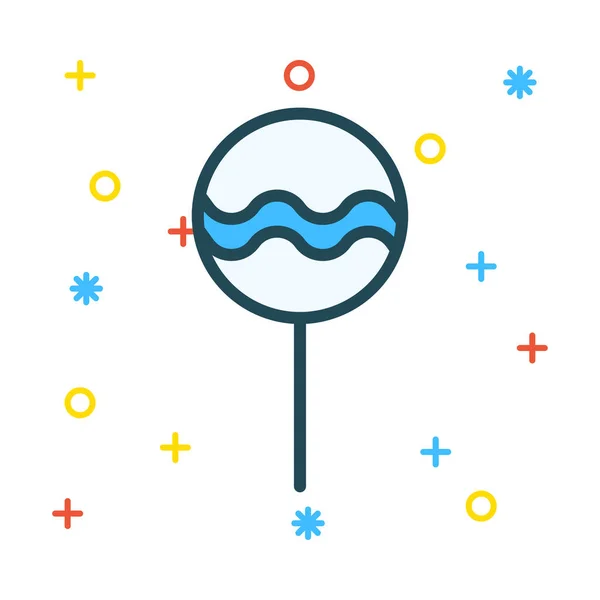 Lollipop Icono Web Ilustración Vectorial — Vector de stock