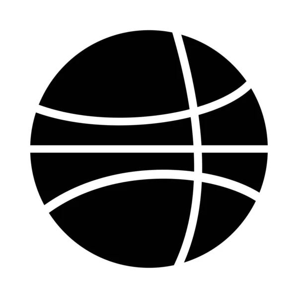 Kugelsymbol Vektor Illustration Sport — Stockvektor