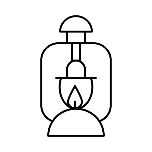 Laterne Web Symbol Vektor Illustration — Stockvektor