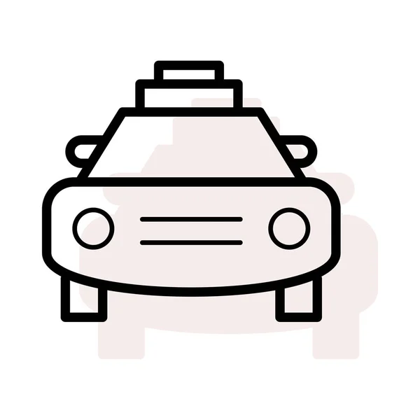 Автомобіль Білому Тлі Векторні Ілюстрації — стоковий вектор